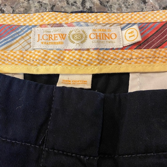 J. Crew Navy Blue Chino Shorts - Picture 3 of 3